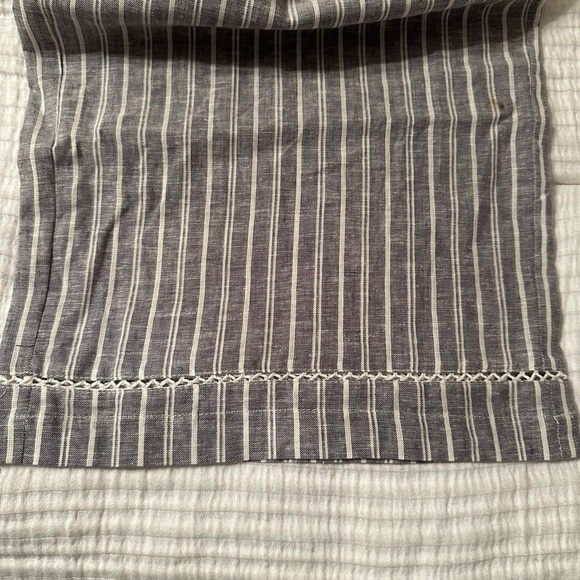 1 State Striped Smocked Off-The-Shoulder Jumpsuit - Size M - Picture 9 of 16